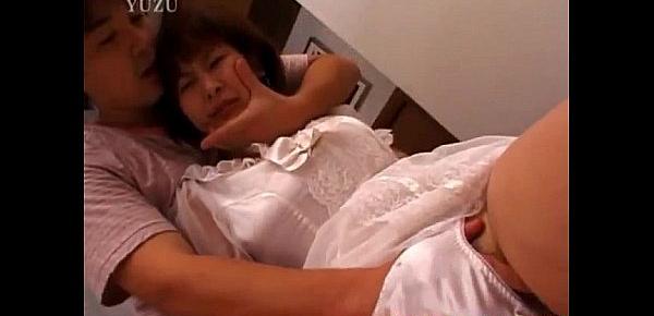  Reina in wedding dress gets vibrator and cock